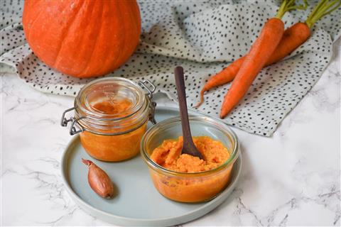 Purée potimarron-carotte